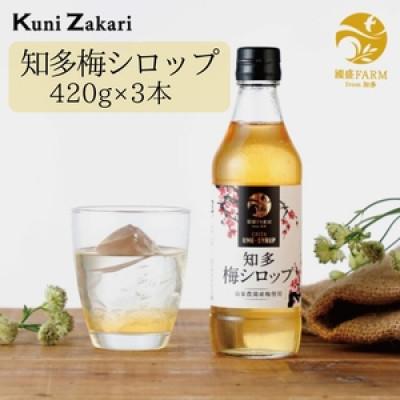 ふるさと納税 美浜町 梅シロップ420g×3本 希釈用 中埜酒造