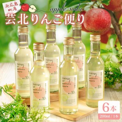ふるさと納税 北広島町 芸北りんご便り(りんごソーダ) 6本セット