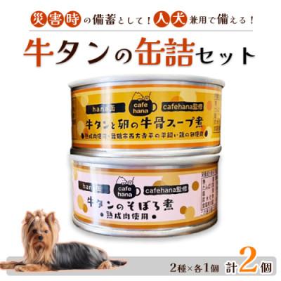 ふるさと納税 舞鶴市 牛タンそぼろ煮・牛タンスープ2種セット 2個