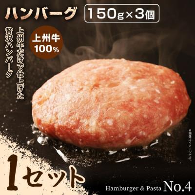 ふるさと納税 前橋市 [家庭で手軽にレストラン気分]ハンバーグ 150g×3個×1セット