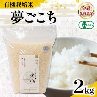 ふるさと納税 竜王町 令和7年産 有機JAS認証米 夢ごこち 2kg