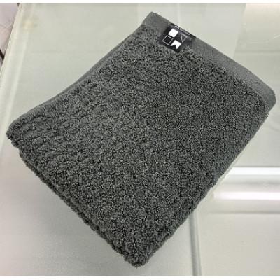 ふるさと納税 高石市 エンジェルスピン MONOTONE フェイスタオル5枚セット(チャコールグレー)