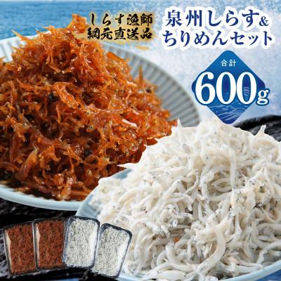 ふるさと納税 泉佐野市 釜揚げしらす&amp;ちりめん山椒セット 計600g 小分け 産地直送