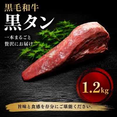 ふるさと納税 宇陀市 黒毛和牛 タン 1本(約1.2kg)