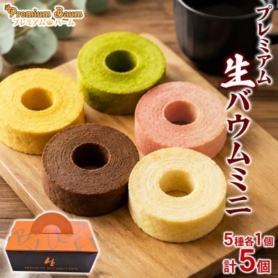 ふるさと納税 前橋市 プレミアム生バームミニ 5種×各1個 群馬県前橋市