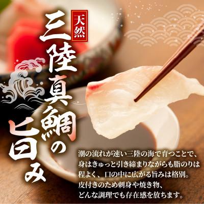 ふるさと納税 大船渡市 訳あり 真鯛 刺身 600g [kouyou009] |  | 01
