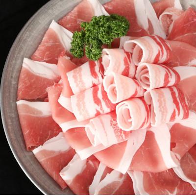 ふるさと納税 唐津市 ブランド豚[肥前さくらポーク]しゃぶしゃぶセット 4種 約1kg(唐津市)