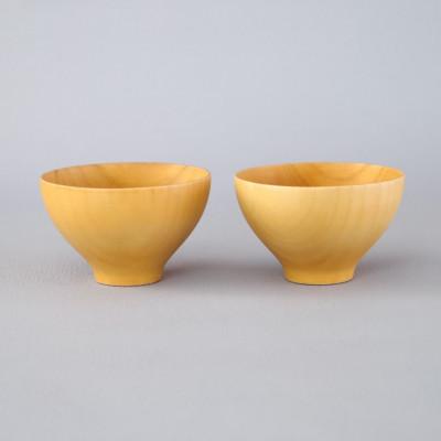 ふるさと納税 小田原市 [神奈川県小田原市][木製食器]マーメイド椀 ナチュラル 2客セット