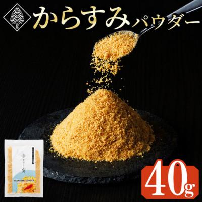 ふるさと納税 門川町 宮崎県産 手作り本からすみパウダー(40g×1P)