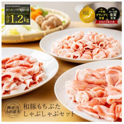 ふるさと納税 小田原市 [和豚もちぶた]ロース・バラ・肩ロース詰め合わせ しゃぶしゃぶセット 合計1200g