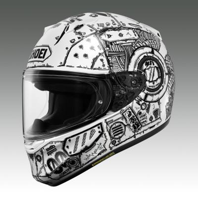 ふるさと納税 稲敷市 SHOEI[WYVERN0 ZERO CODE (WHITE/BLACK)XL PFSチケット付き