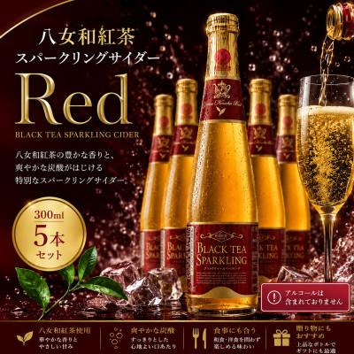 ふるさと納税 みやま市 八女の和紅茶スパークリングサイダーRed 5本