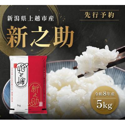 ふるさと納税 上越市 先行予約[10月中旬より順次出荷予定]令和8年産 新潟県 上越市産 新之助 5kg 白米 精米