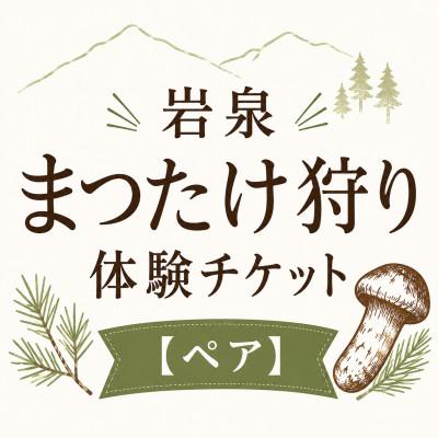 ふるさと納税 岩泉町 岩泉まつたけ狩り体験チケット[ペア]