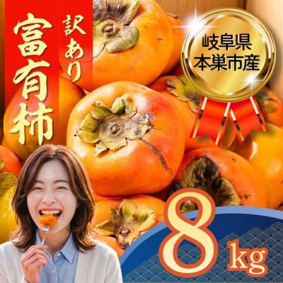 ふるさと納税 本巣市 【訳あり】富有柿 8kg(約35個〜45個入り) くどみフルーツ農園 | 