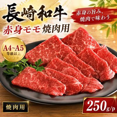 ふるさと納税 佐世保市 [A4〜A5]長崎和牛赤身モモ焼肉用 250g