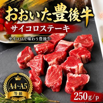 ふるさと納税 竹田市 [A4〜A5]おおいた豊後牛サイコロステーキ 250g/p(竹田市)