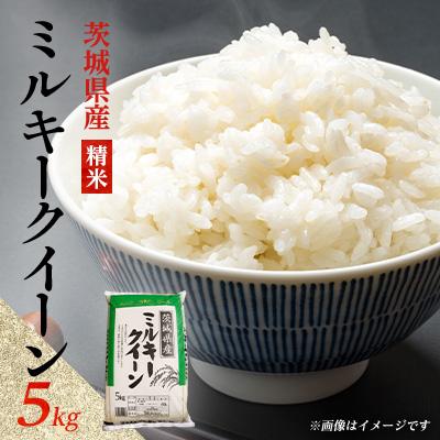 ふるさと納税 阿見町 【令和8年産】新米 先行受付 茨城県産 ミルキークイーン 精米 5kg(5kg×1袋) | 