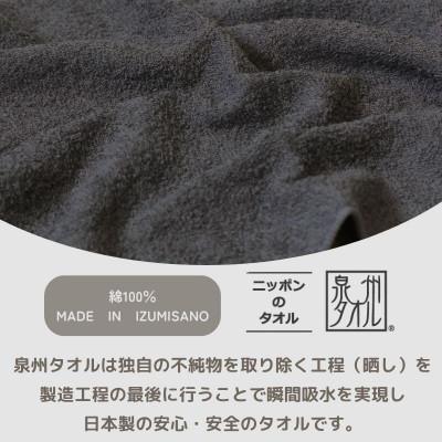 ふるさと納税 泉佐野市 デイリーフェイスタオル 10枚セット(ダークグレー) |  | 03
