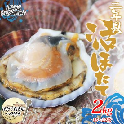 ふるさと納税 洞爺湖町 北海道産 活ほたて 2年貝 約2kg 15〜22枚 2027年1月以降出荷 北海道 洞爺湖