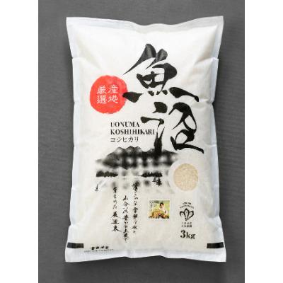 ふるさと納税 魚沼市 [令和8年産 先行受付][無洗米]「米食味鑑定士 厳選」魚沼産コシヒカリ 3kg
