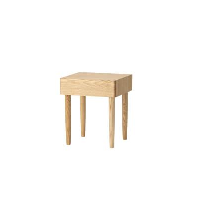 ふるさと納税 旭川市 旭川家具 cosine ドロワーナイトテーブル 北海道タモ_06154
