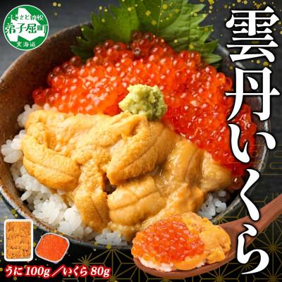 ふるさと納税 弟子屈町 ウニ100g いくら醤油漬け 80g 北海道 弟子屈町 3491