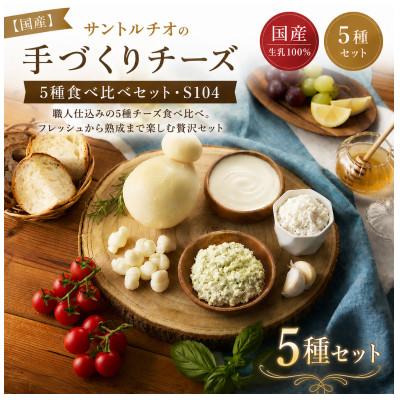 ふるさと納税 西尾市 [国産]サントルチオの手づくりチーズ5種食べ比べセット