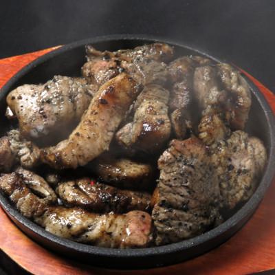 ふるさと納税 山鹿市 豚帝 豚コロ炭火焼き 約200g×5pc