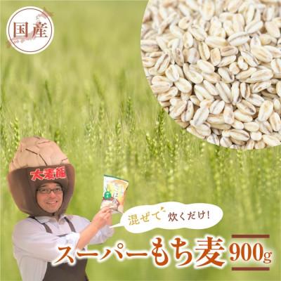 ふるさと納税 豊橋市 国産スーパーもち麦 ワキシーファイバー 900g
