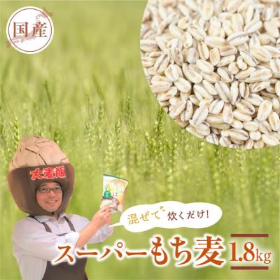 ふるさと納税 豊橋市 国産スーパーもち麦 ワキシーファイバー 1.8kg [内容量:900g×2袋]