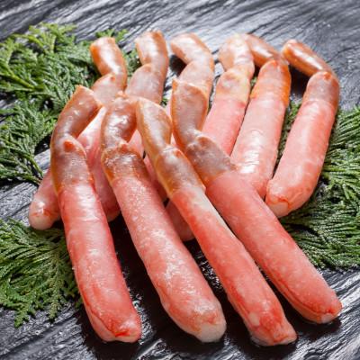 ふるさと納税 網走市 まとめ買いに最適! 生冷凍ずわい蟹棒ポーション[500g×10]