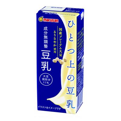 ふるさと納税 岡崎市 ひとつ上の豆乳 成分無調整 200ml×24本×2ケース 計48本