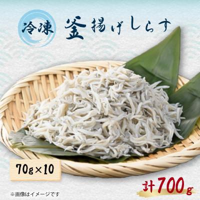 ふるさと納税 御前崎市 釜揚げしらす 700g(70g×10パック)
