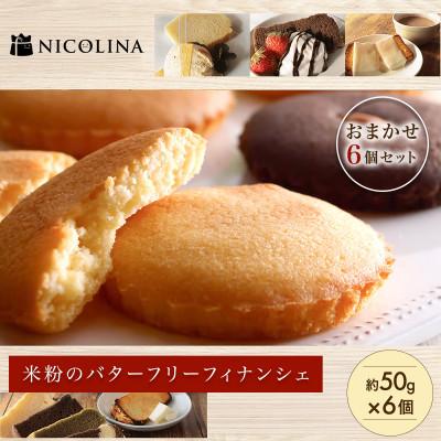 ふるさと納税 福知山市 米粉100%グルテンフリースイーツ 米粉のバターフリーフィナンシェ おまかせ6個セット