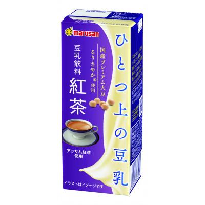 ふるさと納税 岡崎市 ひとつ上の豆乳 豆乳飲料 紅茶 200ml×24本×2ケース 計48本
