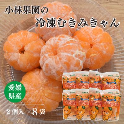 ふるさと納税 八幡浜市 小林果園の冷凍むきみきゃん(2個入×8袋)[24-48]