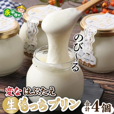 ふるさと納税 永平寺町 変なはぶたえ生もっちプリン