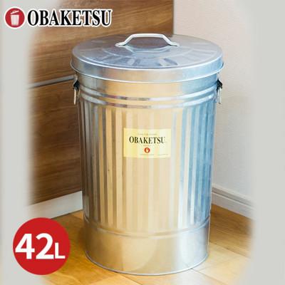 ふるさと納税 姫路市 オバケツ ダストボックス 42L [シルバー]渡辺金属工業 