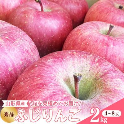 ふるさと納税 寒河江市 令和8年産 ふじりんご 2kg 山形県産[Re:Farmやまがた]