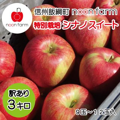 ふるさと納税 飯綱町 [2026年10月中旬から順次発送]信州飯綱町の『特別栽培シナノスイート』[訳あり]3kg