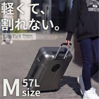 ふるさと納税 大木町 スーツケース 機内持込 Proevo LitefreX 13002S D.グレー AY383-g