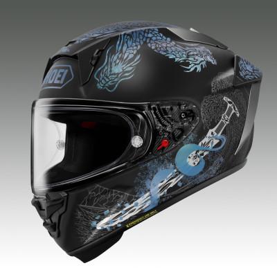 ふるさと納税 稲敷市 SHOEI[X-Fifteen OROCHI(BLACK/GREEN)]XL PFSチケット付き