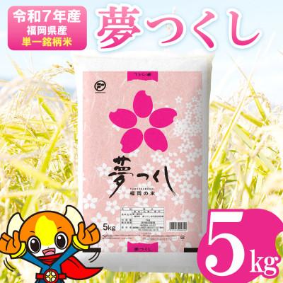 ふるさと納税 大木町 【令和7年産】福岡県産 お米 夢つくし 5キロ (5kg×1袋)