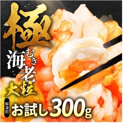 ふるさと納税 豊橋市 [おためし300g]極 むき海老 大粒