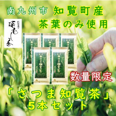 ふるさと納税 南九州市 【数量限定】【自宅用】知覧茶園の深むし茶「さつま知覧茶」知覧町産　70g×5本セット | 