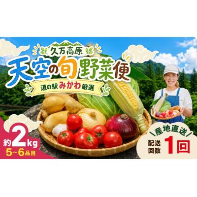 ふるさと納税 久万高原町 [道の駅みかわ厳選]天空の旬野菜便(野菜 詰め合わせ 5〜6種類)