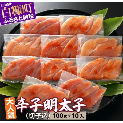 ふるさと納税 白糠町 無着色辛子明太子 計1000g