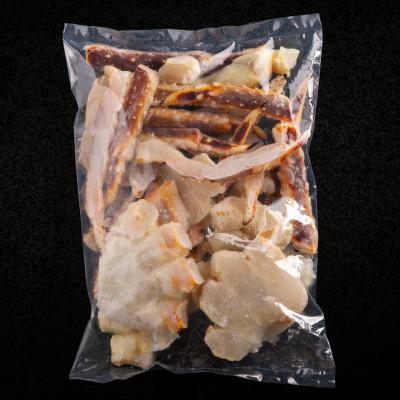 ふるさと納税 網走市 [訳あり]カット済み 蒸し蟹・鍋用 2大かに 肩肉食べ比べセット 計1.5kg [タラバ・ズワイ蟹]