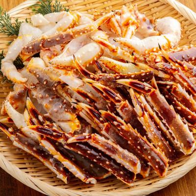 ふるさと納税 網走市 【訳あり】カット済み 蒸し蟹・鍋用 2大かに 肩肉食べ比べセット 計1.5kg 【タラバ・ズワイ蟹】 |  | 02